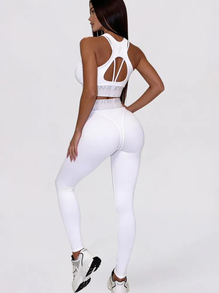 Bona Fide Leggings levanta glúteos para mujer - Pantalones de yoga de cintura alta con control de abdomen y efecto fruncido - Leggings deportivos para gimnasio y entrenamiento
