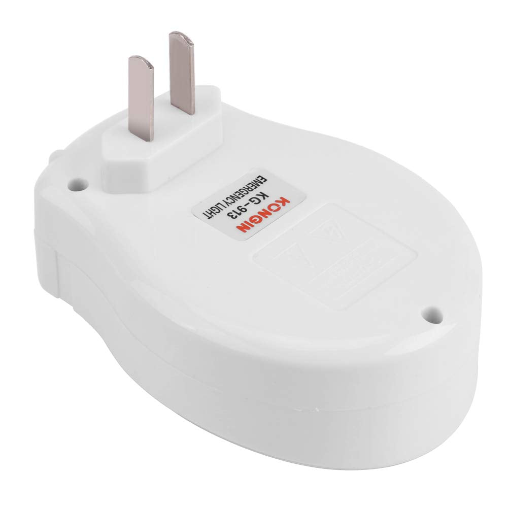 Lámpara de Luz de Emergencia LED Recargable con Enchufe US para Hogar Automática en Fallos de Alimentación