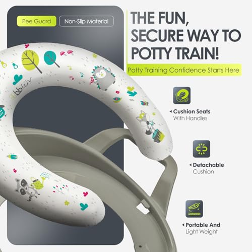 bbluv Poti asiento entrenador para baño - Grey