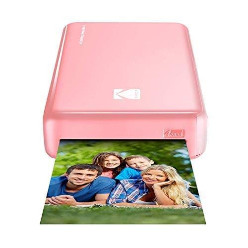 Kodak Mini 2 HD Impresora de Fotos Instantánea (Rosado) 4Pass Tecnología Patentada. Compatible con iOS y Android