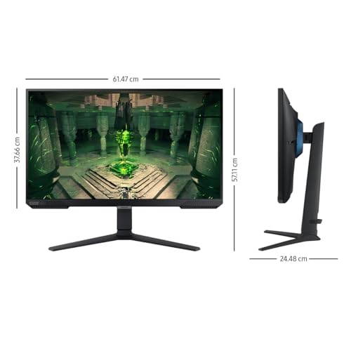 Samsung 27" Odyssey Monitor G40B FHD 240Hz, Resolución Full HD y Panel IPS, 1ms (GtG) de Tiempo de Respuesta, Compatible con Nvidia G-Sync LS27BG400ELXZX