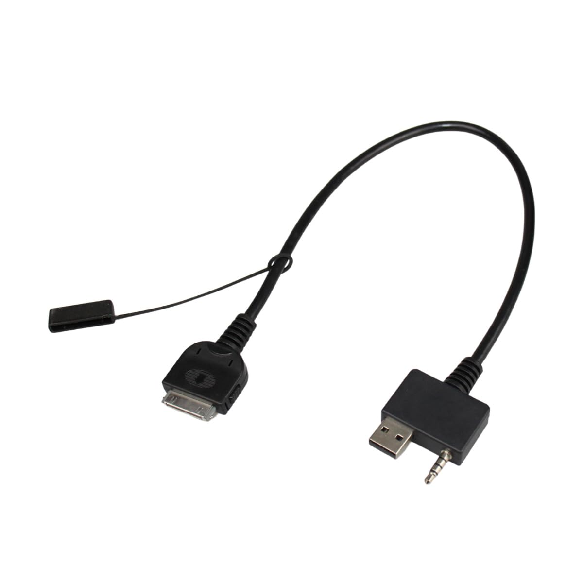 Cable Auxiliar Yongjiangxia Negro Compatible con iPhone 4 4S para Hyundai Kia