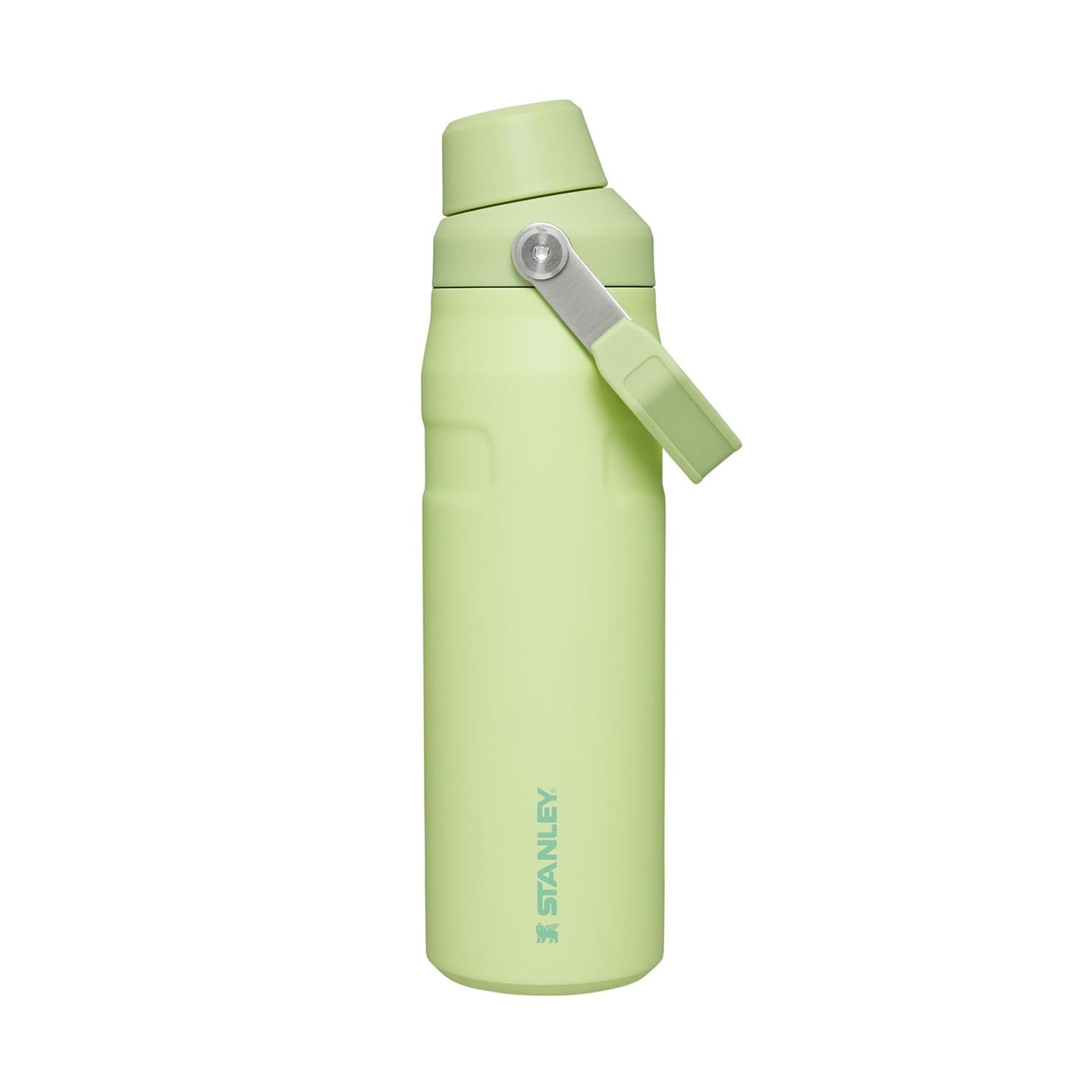 Botella Stanley IceFlow Aerolight 709 ml, con Tapa de Flujo Rápido, Aislamiento de Doble Pared, Mantiene Bebidas Frías, Termo Acero Inoxidable libre de BPA, Botella Stanley 24 oz, CITRON