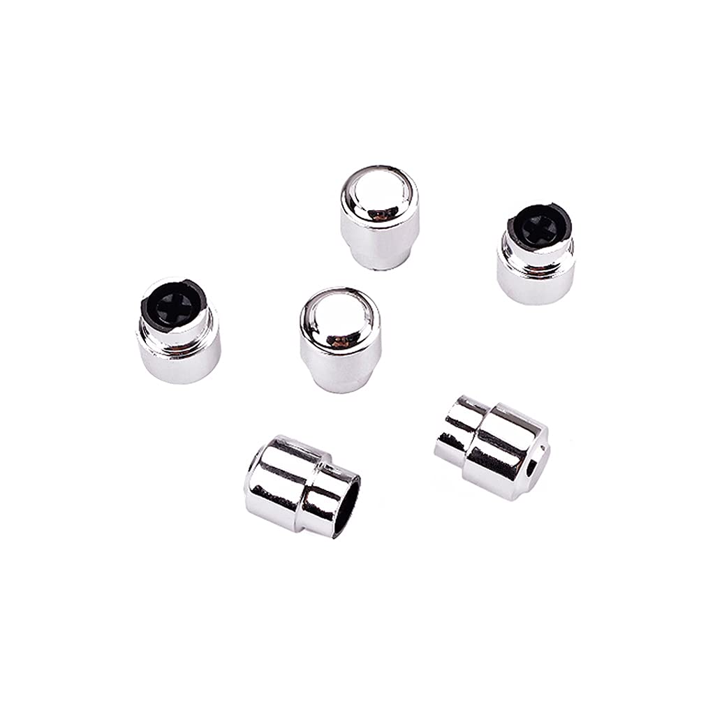 Alnicov 6 pomos de plástico para interruptor de guitarra para piezas de guitarra Tele Telecaster, cromo