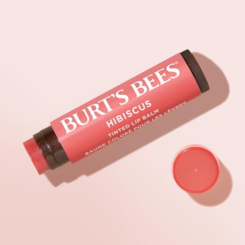 Bálsamo labial tintado natural Burt's Bees, Hibiscus, 2 unidades