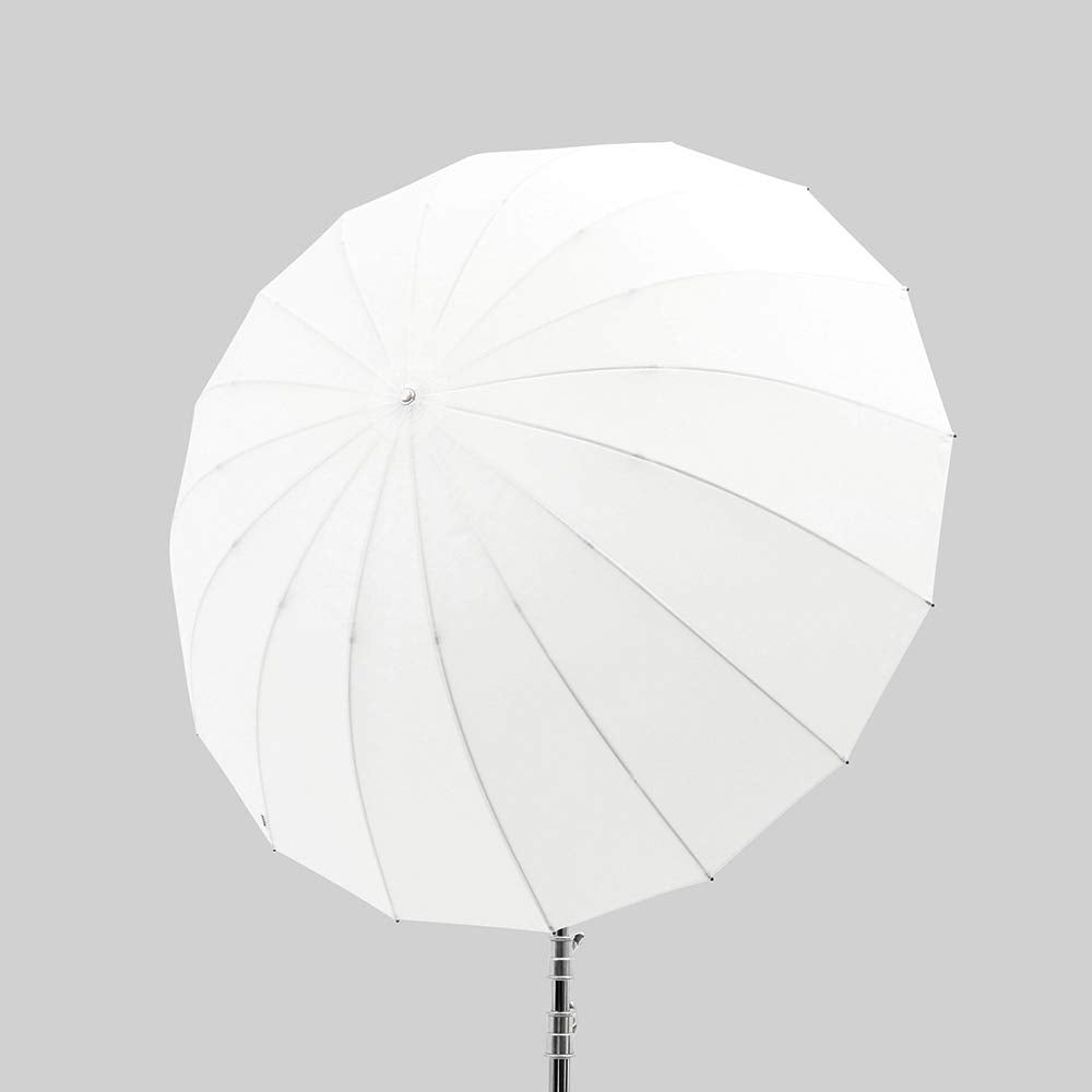 Sombrilla Parabólica Blanca/Transparente 130cm Godox sin Toalla limpiadora