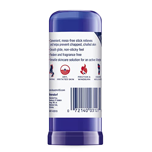 Aquaphor - Bálsamo curativo en barra, protector de piel con aceite de aguacate y manteca de karité, barra de 0.65 oz