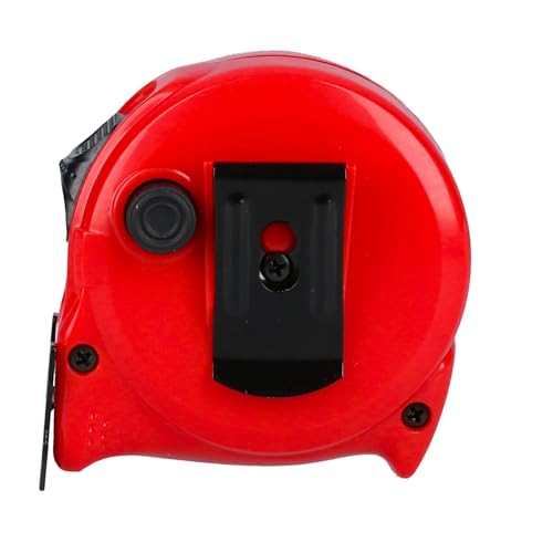 Flexómetro Industrial Urrea Rojo con Hoja de Acero y Carátula de ABS y TPR