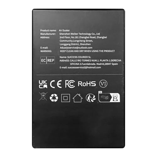 Plumero eléctrico de aire comprimido, ventilador de aire de alta velocidad de 33.0000 rpm, mini jet inalámbrico recargable para computadora, coche, teclado y limpieza de polvo para exteriores en casa