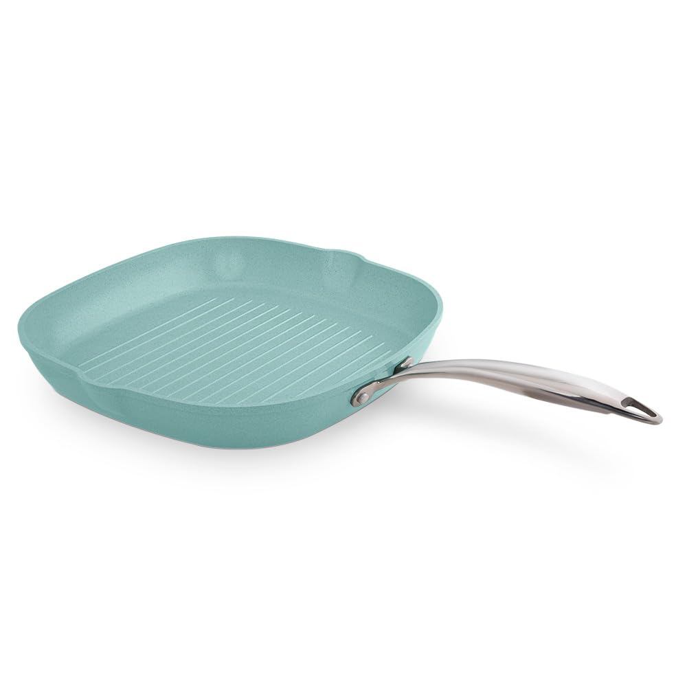 JADECOOK Bateria De Cocina Jade Chef Plus 6 Capas de Recubrimiento Antiadherente Utensilios Sartenes Cacerola 22 Piezas Juego de Bateria de Cocina Set de Ollas Sarten Comal