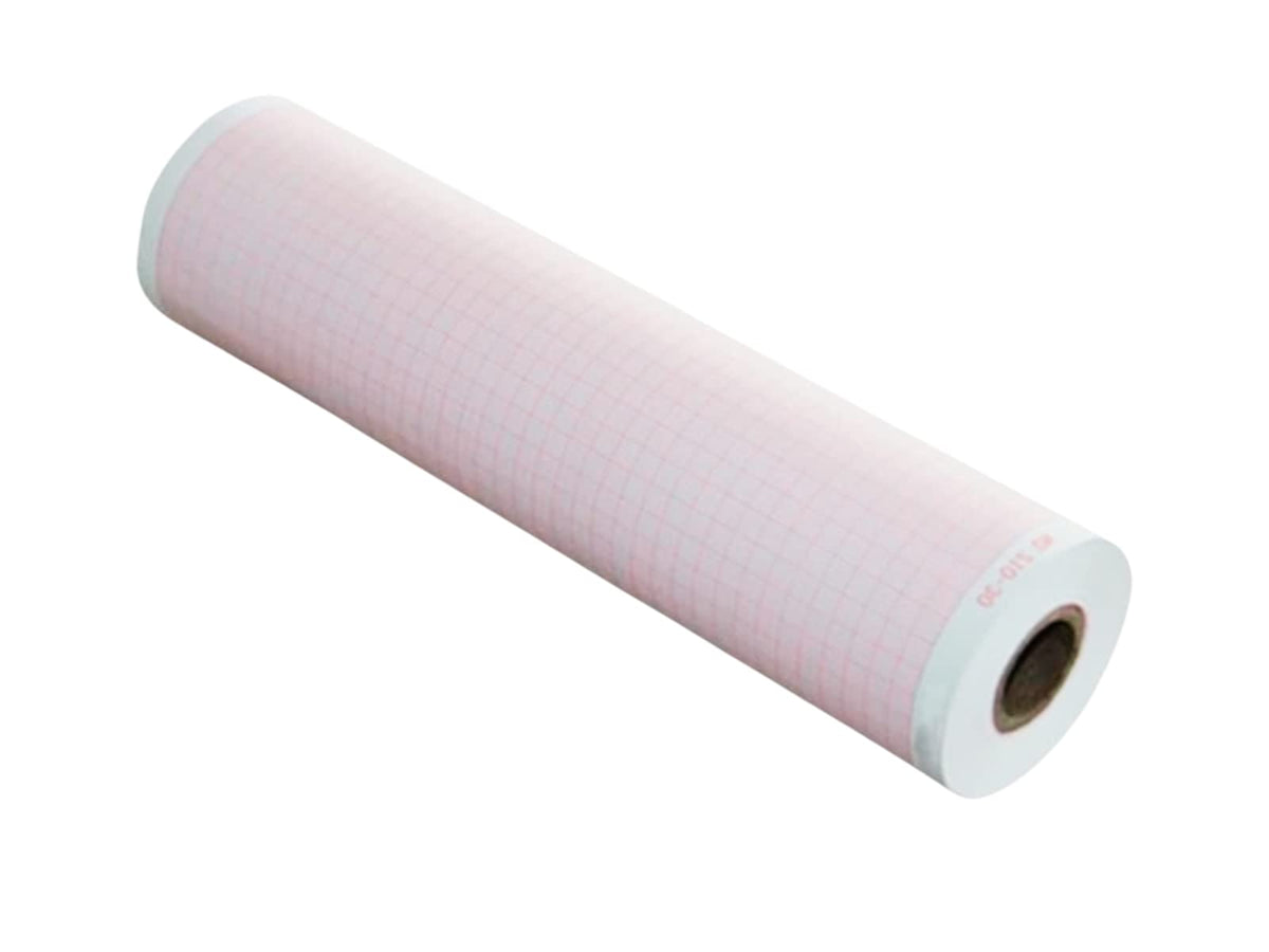 Papel para Electrocardiograma 12 Canales 210mm x 20m 10 Rollos