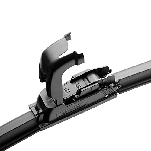 Limpiaparabrisas MOTIUM Negro para Todas las Estaciones (20 y 19 Pulgadas) Juego de 2