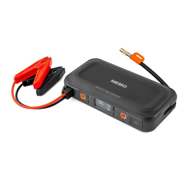 NEBO Assist AIR 1500XP - Arrancador de Salto para Coche, Camión y SUV
