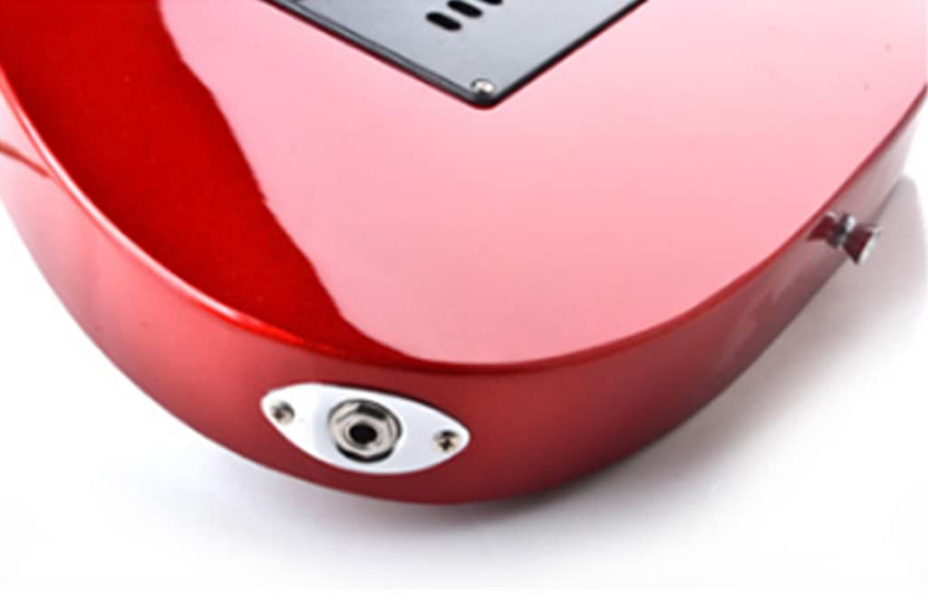 Guitarra Eléctrica Deviser L-g3 Rojo Con Funda, Tremolo, Cable
