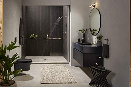 Kohler Moxie - Altavoz inalámbrico Bluetooth impermeable, 1.75 gpm, níquel cepillado