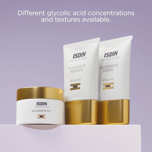 ISDIN ISDINCEUTICS Glicoisdin 25 Intense, Gel Facial Efecto Peeling con Ácido Glicólico, 50 ml