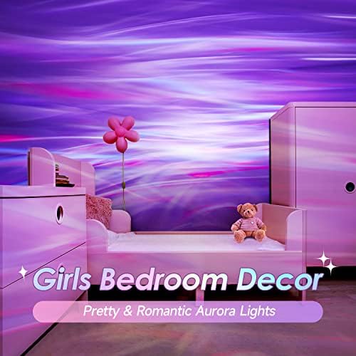 Proyector Northern Lights 128 Efectos de Iluminación Bluetooth con Control Remoto y Temporizador Automático