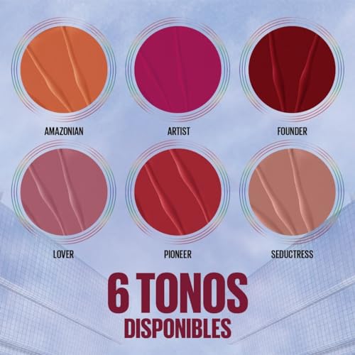 Labial Líquido Matte, Super Stay Matte Ink Music Collection, Lover, Maybelline NY