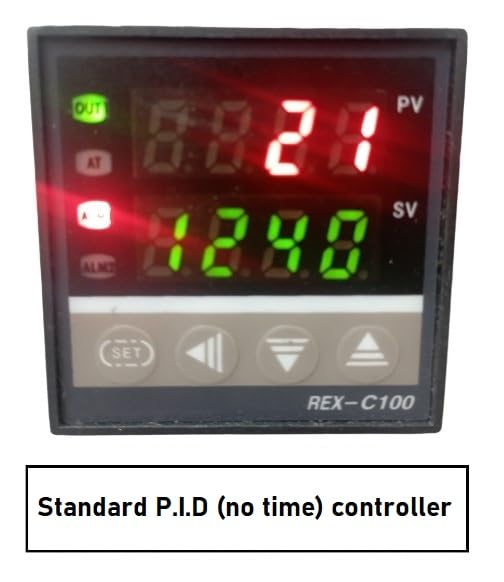 Horno de mufla eléctrico R14-L 950C/1772 con controlador P.I.D fácil de usar