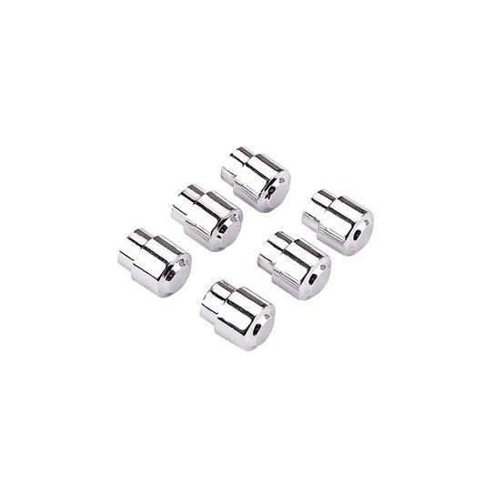 Alnicov 6 pomos de plástico para interruptor de guitarra para piezas de guitarra Tele Telecaster, cromo