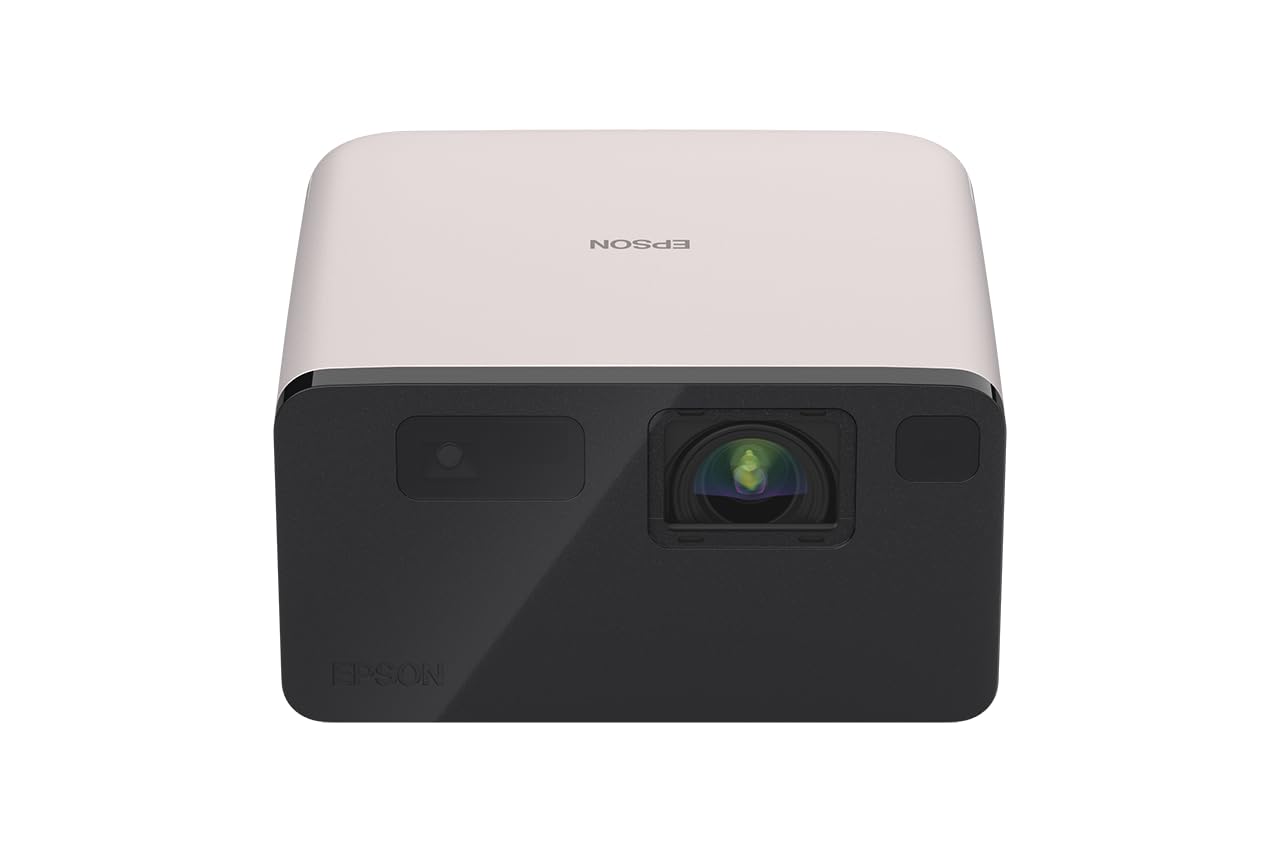 Proyector Láser Inteligente Epson EpiqVision Mini EF21 Rosa con Google TV y Altavoces Estéreo