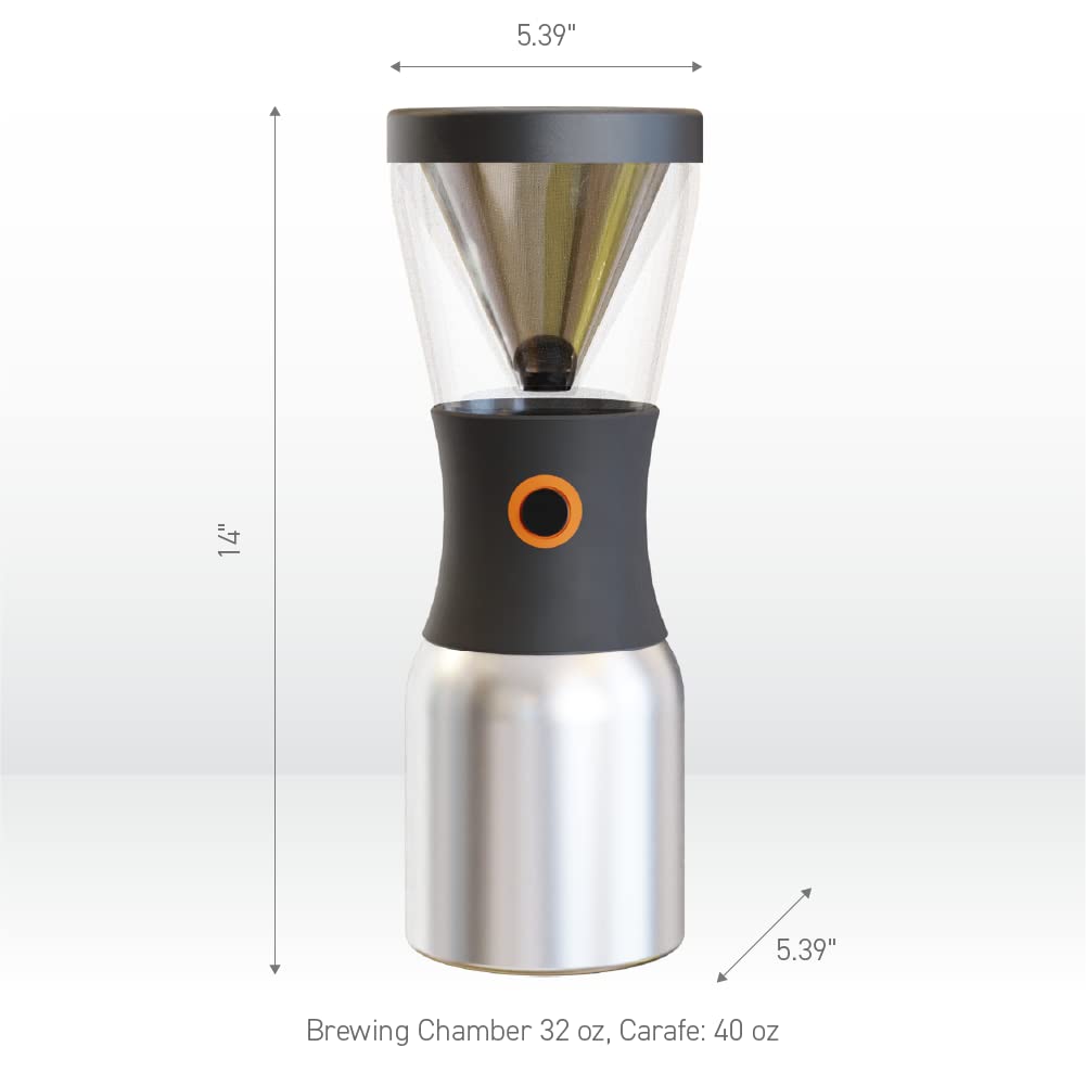 Cafetera Portátil Asobu Plateado con Aislante al Vacío 18/8