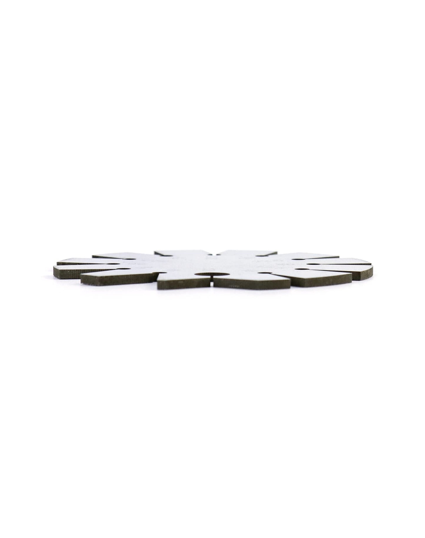 Calibre Biselado QWORK Acero Inoxidable Redondo para Medir Ángulos de Cuchillo