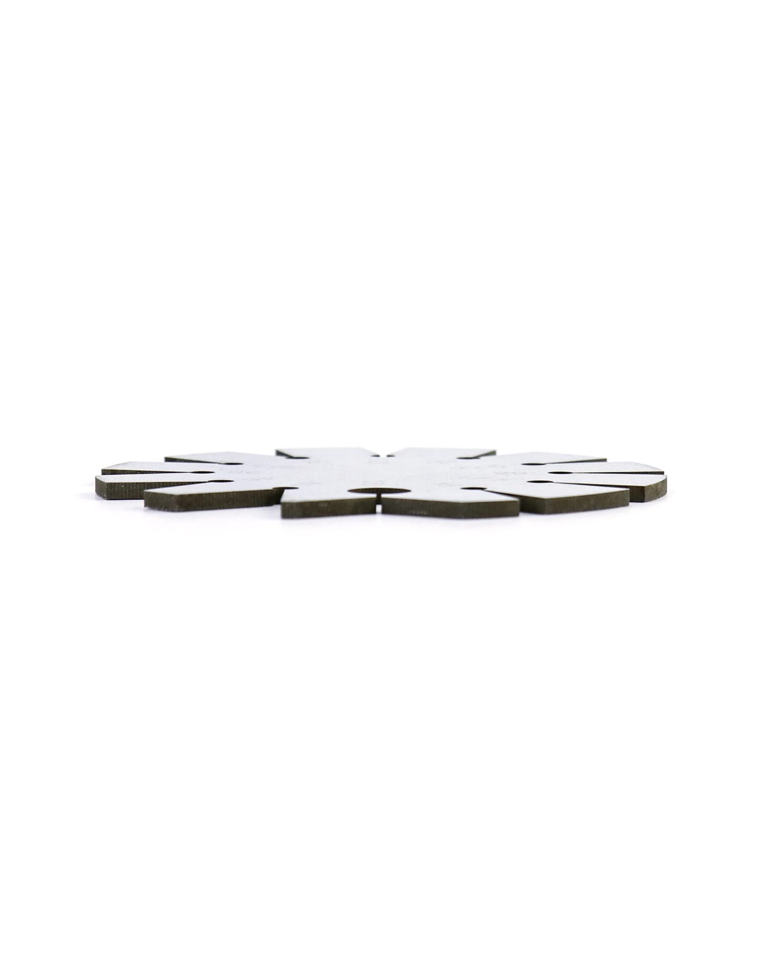 Calibre Biselado QWORK Acero Inoxidable Redondo para Medir Ángulos de Cuchillo