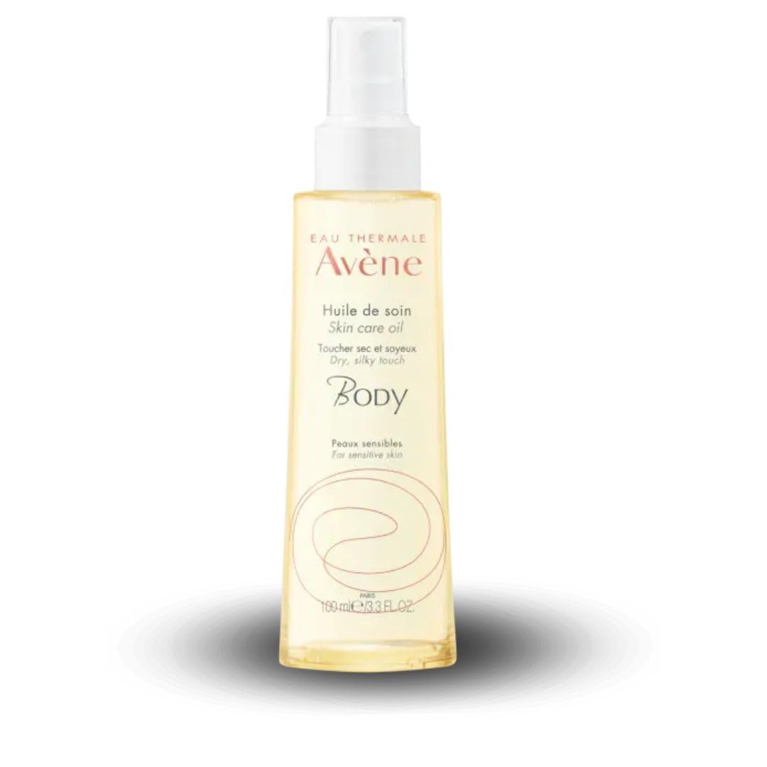 Eau Thermale Avene Skin Care Oil, Dry, Quick Absorbing Multi-Use Moisturizer for Hair & Body, 3.3 oz.