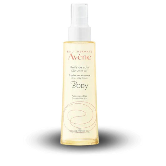 Eau Thermale Avene Skin Care Oil, Dry, Quick Absorbing Multi-Use Moisturizer for Hair & Body, 3.3 oz.