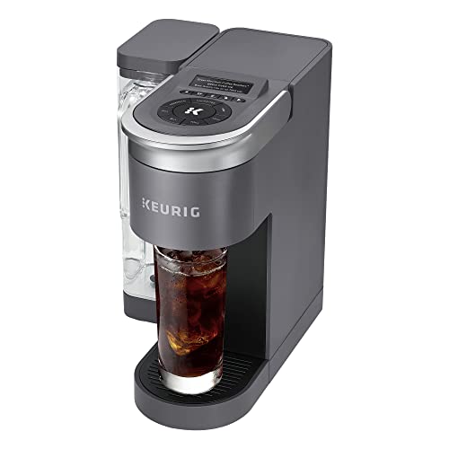 Keurig K-Supreme SMART - Cafetera de una sola porción con compatibilidad Wifi, 4 tamaños de cerveza y depósito extraíble de 66 onzas, compatible con Alexa, gris