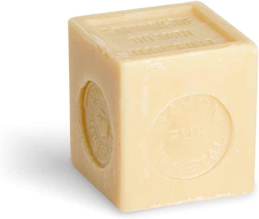 Maître Savon de Marseille | Jabón Orgánico Extra Puro en Cubo Hipoalergenico, Hecho 100% de Aceites Vegetales Puros, Sin Parabenos, 300 g