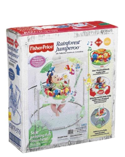 Fisher-Price Saltador Animalito de la Selva con luces y sonidos para bebé +1 año (Mattel K7198), Exclusivo en Amazon