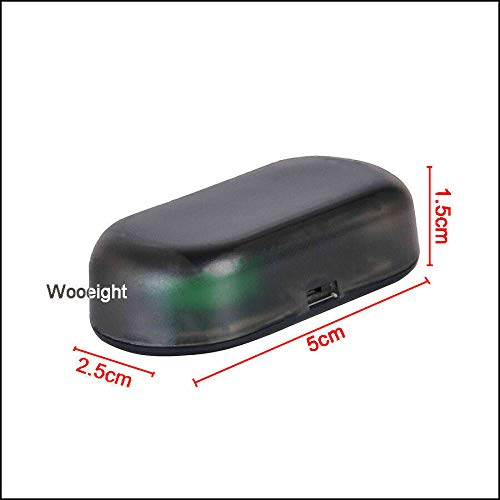 Luz de Señal Solar Simulada para Coche Rojo Alarma Intermitente