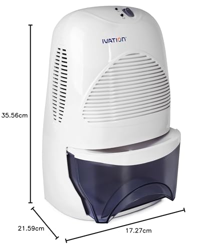Ivation IVADM35 Deshumidificador termoeléctrico, potente Tamaño medio