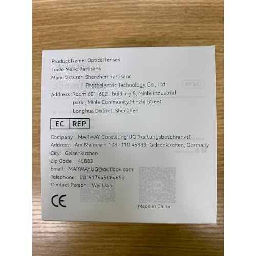 Lente de Cámara APS-C 7artisans 35 mm f0.95 Apertura Grande compacta para Fuji