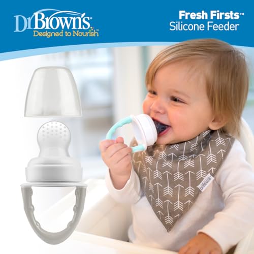 Alimentador de Silicona Dr. Brown's Menta Fresh Firsts Talla Única