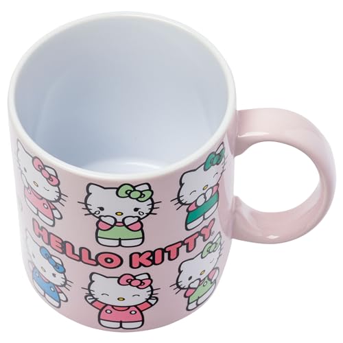 Taza Sanrio Hello Kitty Emociones y Poses 20 Onzas