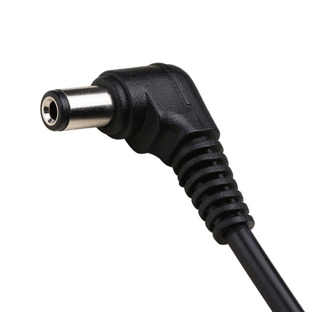 Cable de cadena de margarita de 1 a 2 maneras con efecto de guitarra, cable divisor de fuente de alimentación, cable de alimentación para enchufe adaptador de CC de 9 V