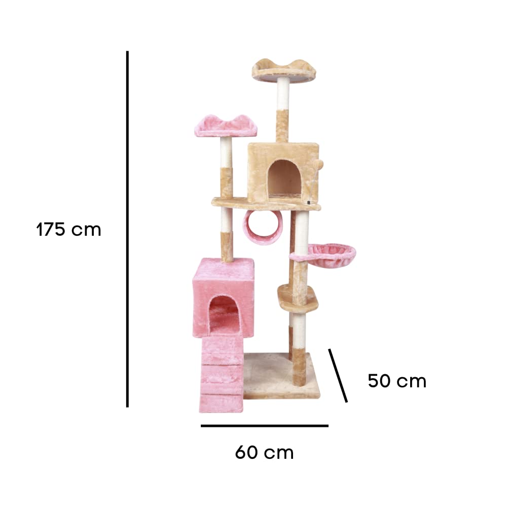 Fancy Pets Mueble/Rascador para Gato Guiza de 175 Centímetros de Altura