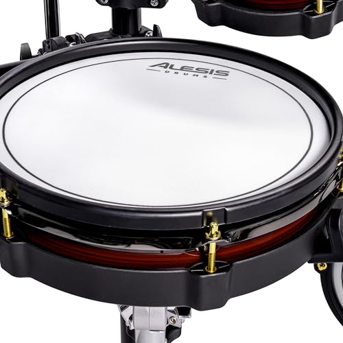 Alesis Strata Core - Kit de Batería Electrónica con Pantalla Táctil, Platillos de Triple Zona, Hi-Hat Magnético Activo y Parches de Malla de Doble Zona