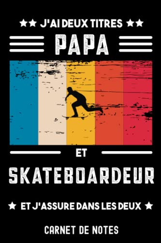 Carnet de Notes Skateboardeur Vintage Père A5 Skateboard 120 Páginas