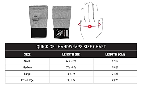 Hayabusa - Guantes de boxeo de gel, Negro, X-large