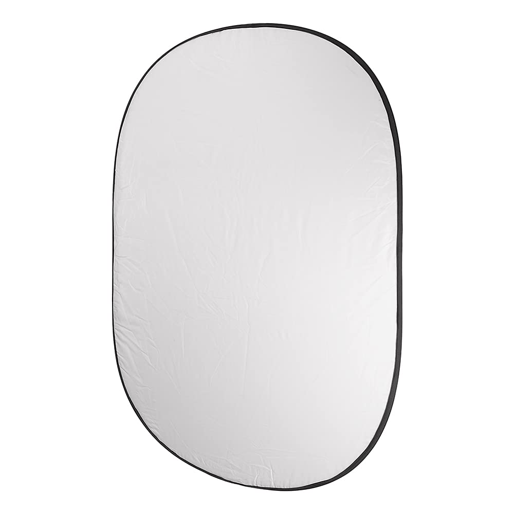 Fotodiox Pro 40x60" 5-in-1 Collapsible Oval Reflector, Silver/Gold/Black/White/Diffuser