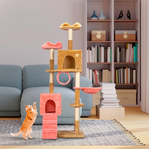 Fancy Pets Mueble/Rascador para Gato Guiza de 175 Centímetros de Altura