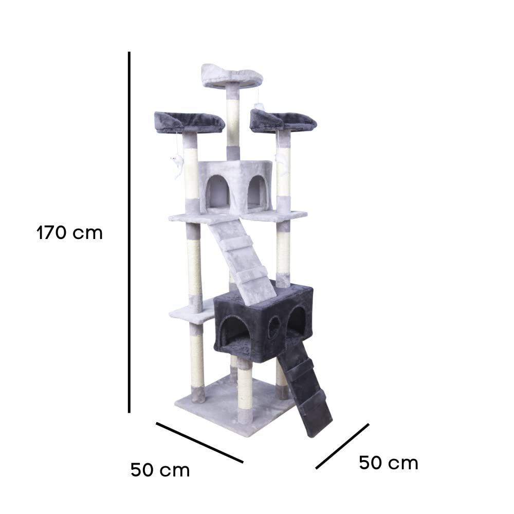 Fancy Pets Mueble/Rascador para Gato Tulum de 170 Centímetros de Altura