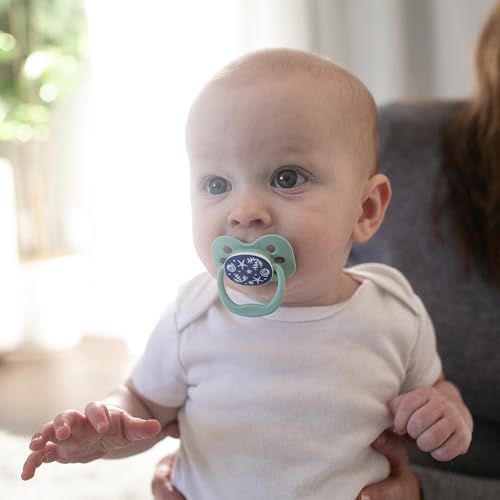 Chupetes Stage 1 Dr. Brown's Azul Resplandor en la Oscuridad 0-6 Meses