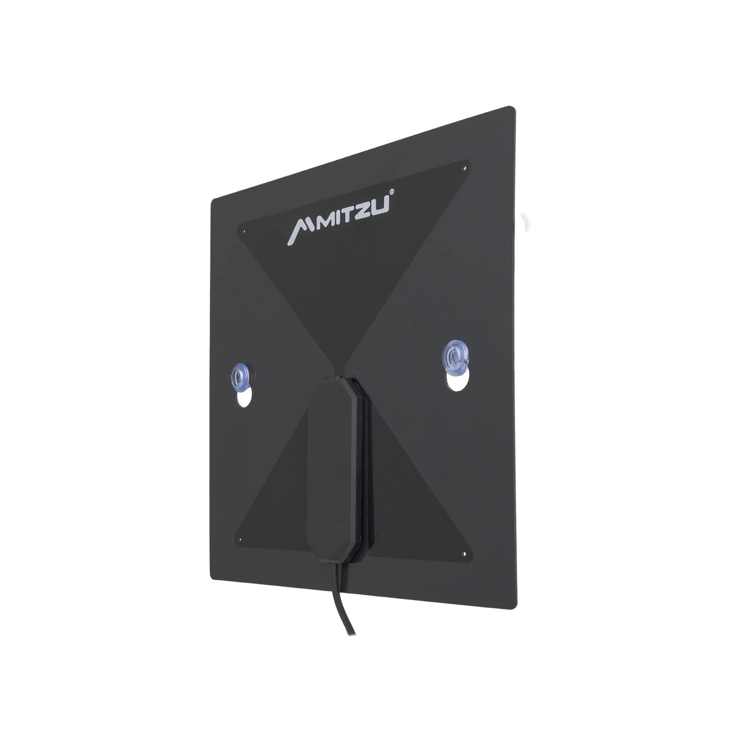 Mitzu Antena Digital Interiores HD THD-3011 470-810 MHz con Cable de 3 m, Color Negro, Ultradelgada