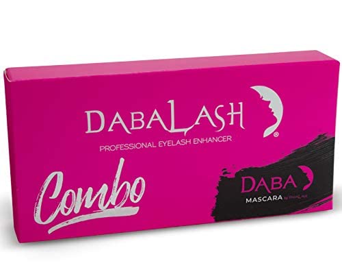Dabalash Combo Waterproof Daba Mascara, Negro carbón