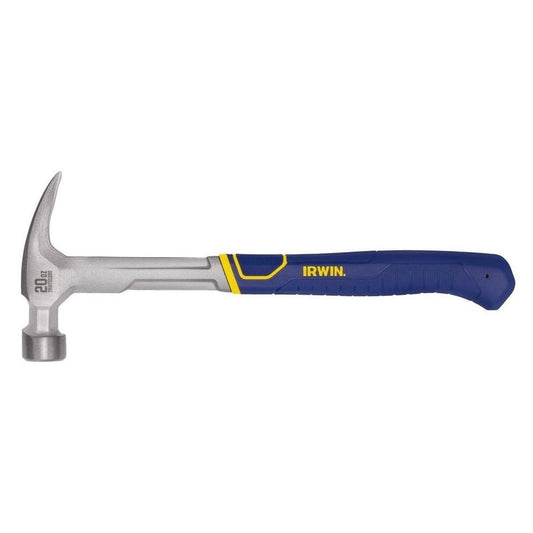 Martillo IRWIN Azul Garra Rasgada con Agarre Ergonómico 20 Onzas